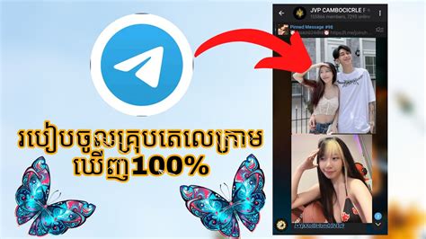 The contents of the conversation are not fully clear, . . Cambodia telegram group